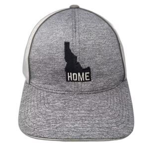 Pacific Headwear Trucker Hat Gray White One Size Snapback Idaho Home Mesh CDA